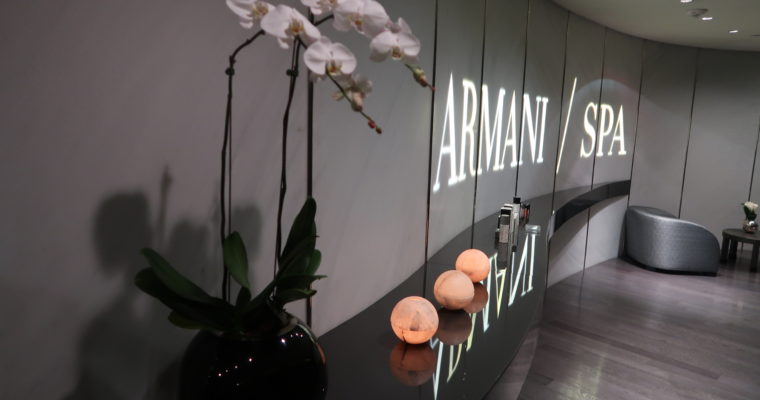 Armani Spa: Luxury in the dark.