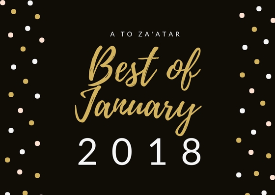 My Top Dishes of January 2018.