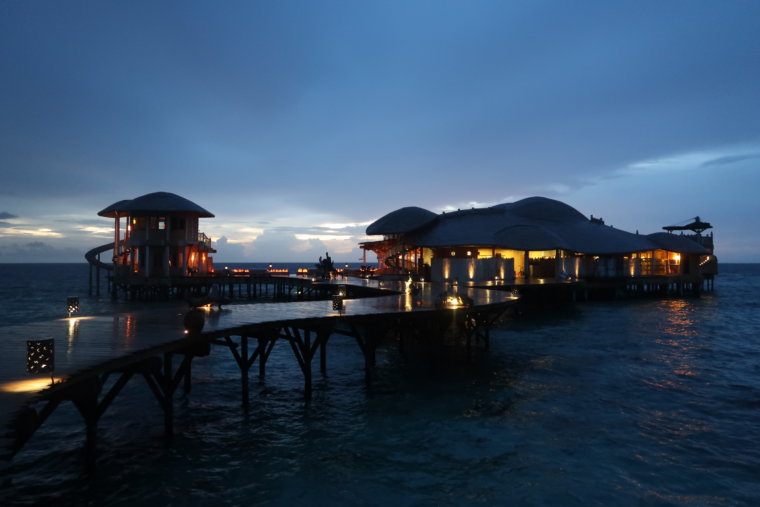 Soneva Fushi: Out of the Blue, Overwater Dining.