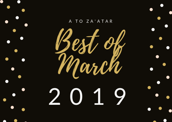 My Top Dishes of March 2019.