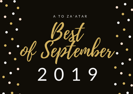 My Top Dishes of September 2019.