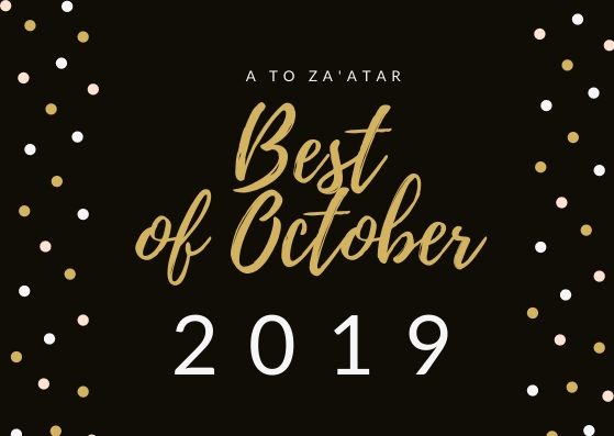 My Top Dishes of October 2019.