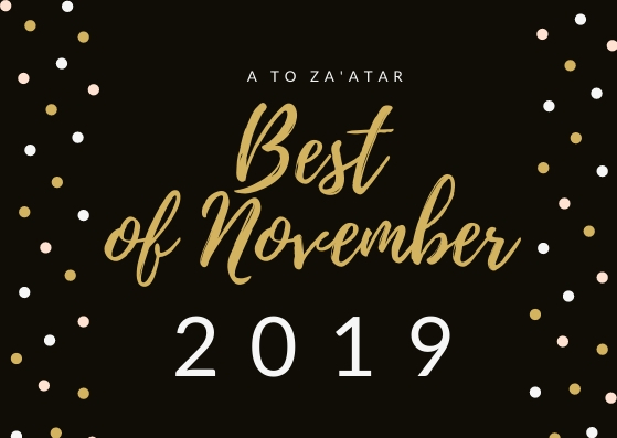 My Top Dishes of November 2019.