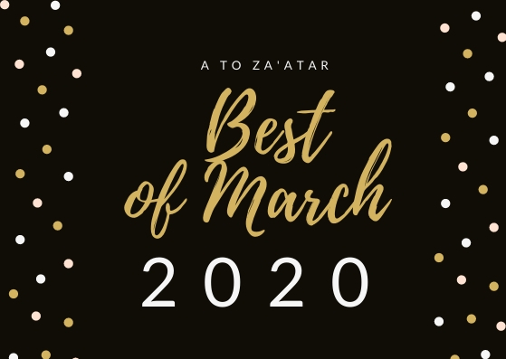 My Top Dishes of March 2020.